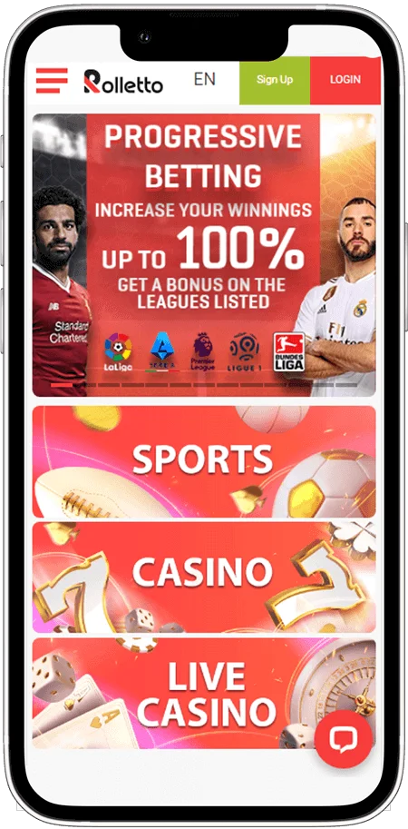 Rolletto Casino Mobile App